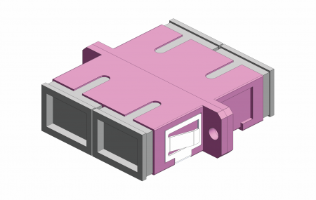 SC Duplex - SM/MM SC adaptor - Duplex